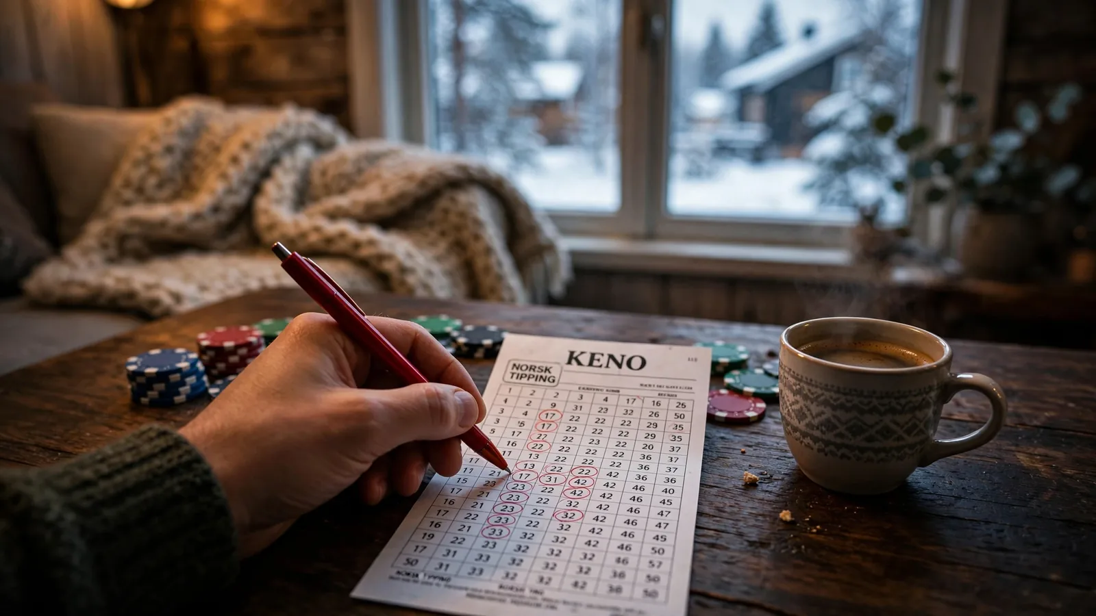 Casinoer med Keno: spilleregler og gevinster