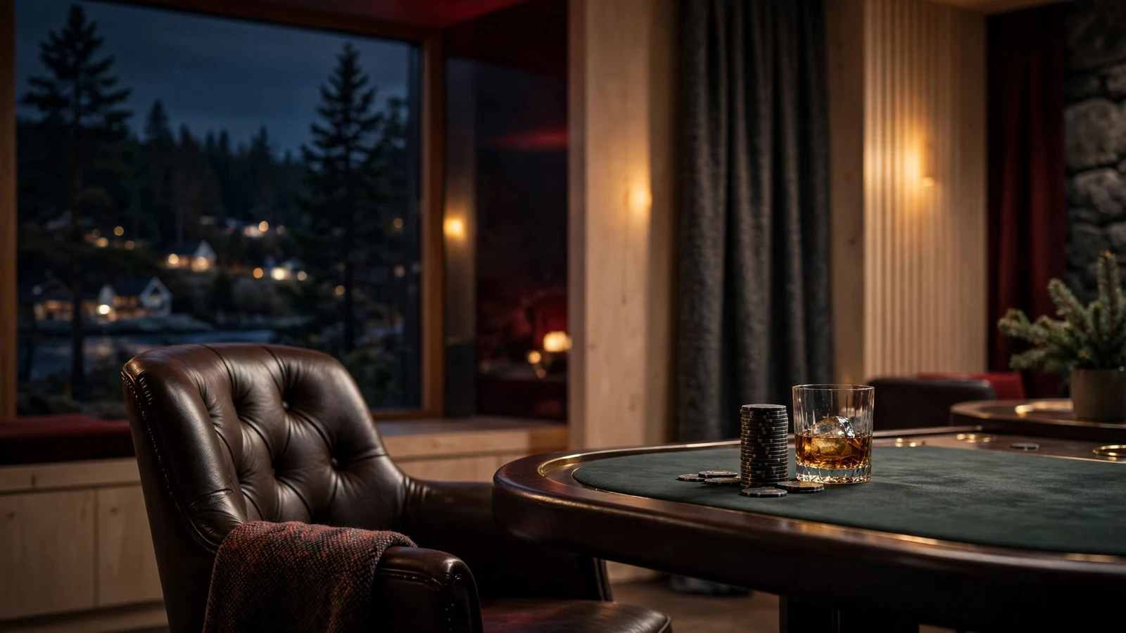 Eksklusiv highroller casinosalong i Norge med privat bord